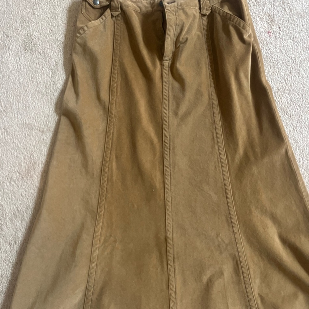 Eddie Bauer A-Line Skirt in Brown